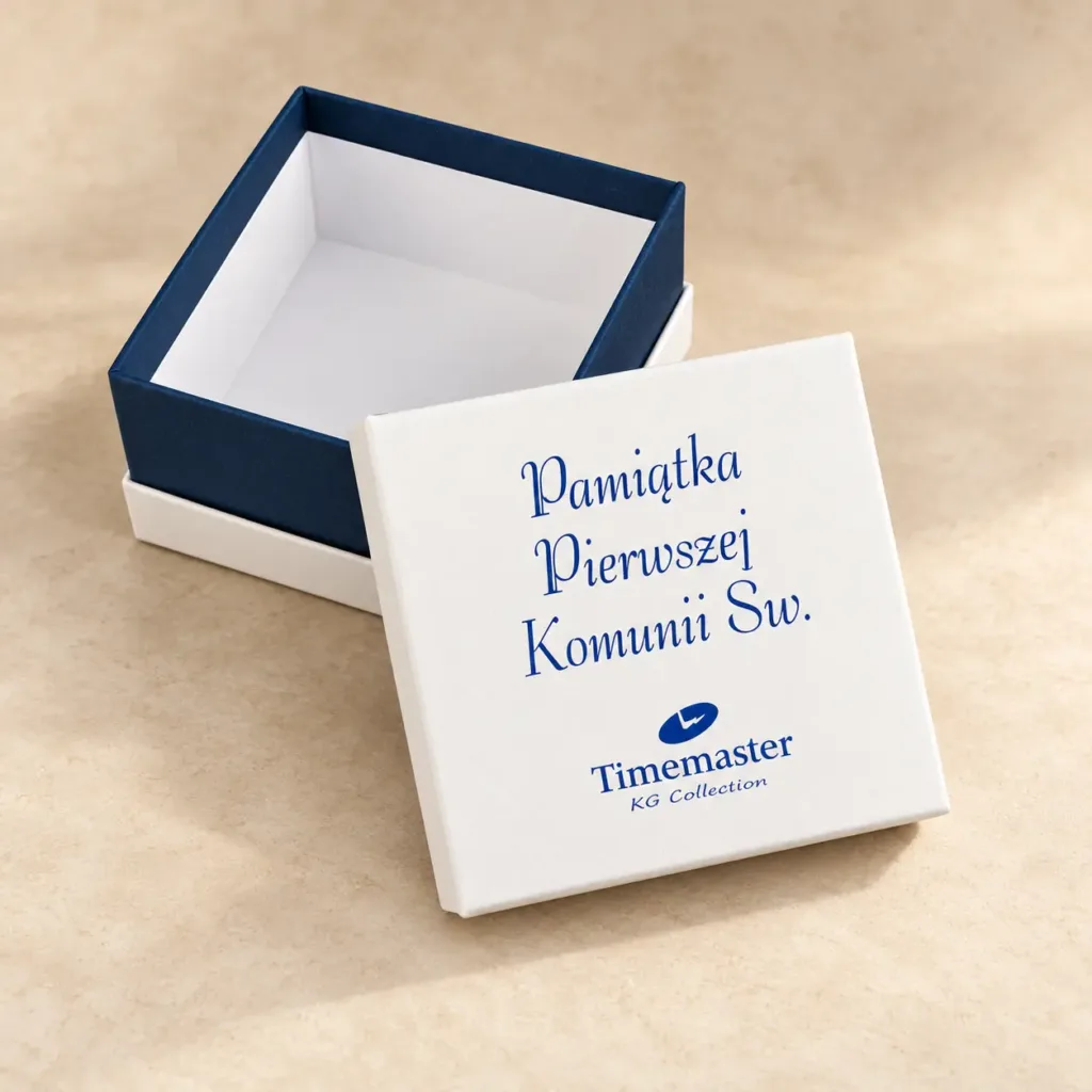 Otwarte pudełko pamiątkowe 2P44 Timemaster z personalizacją