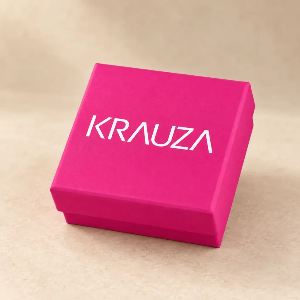 Różowe pudełko prezentowe z logo – realizacja 88