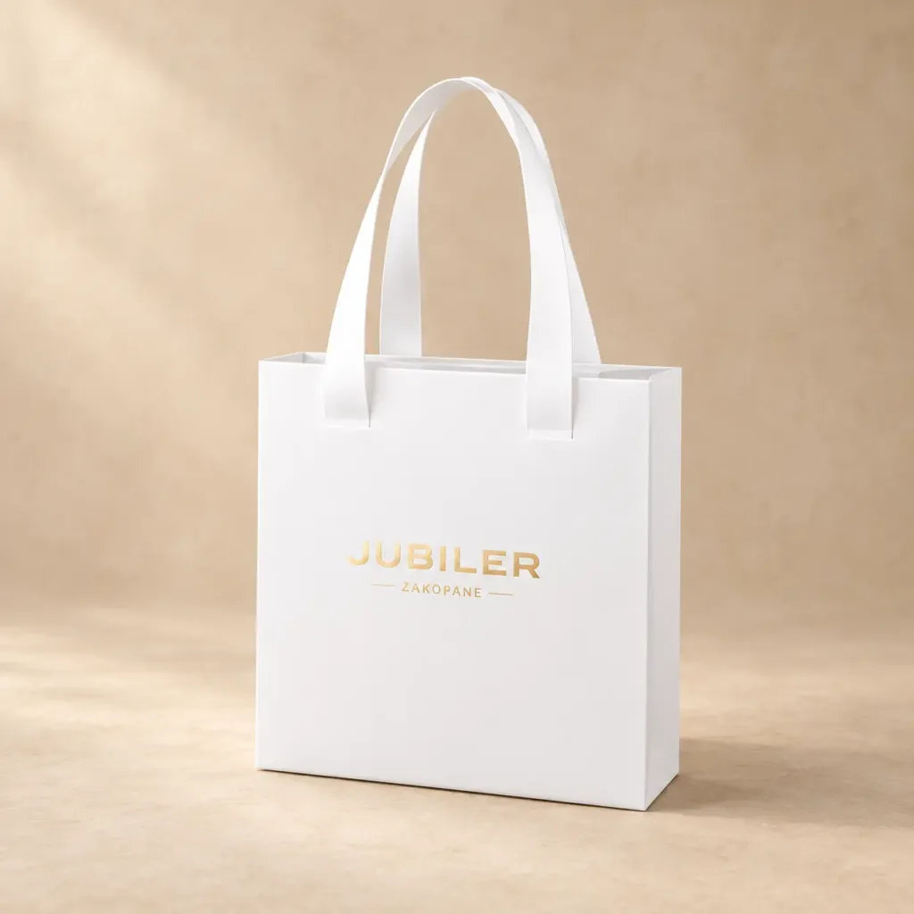 Personalizowana torba papierowa z logo – realizacja 70