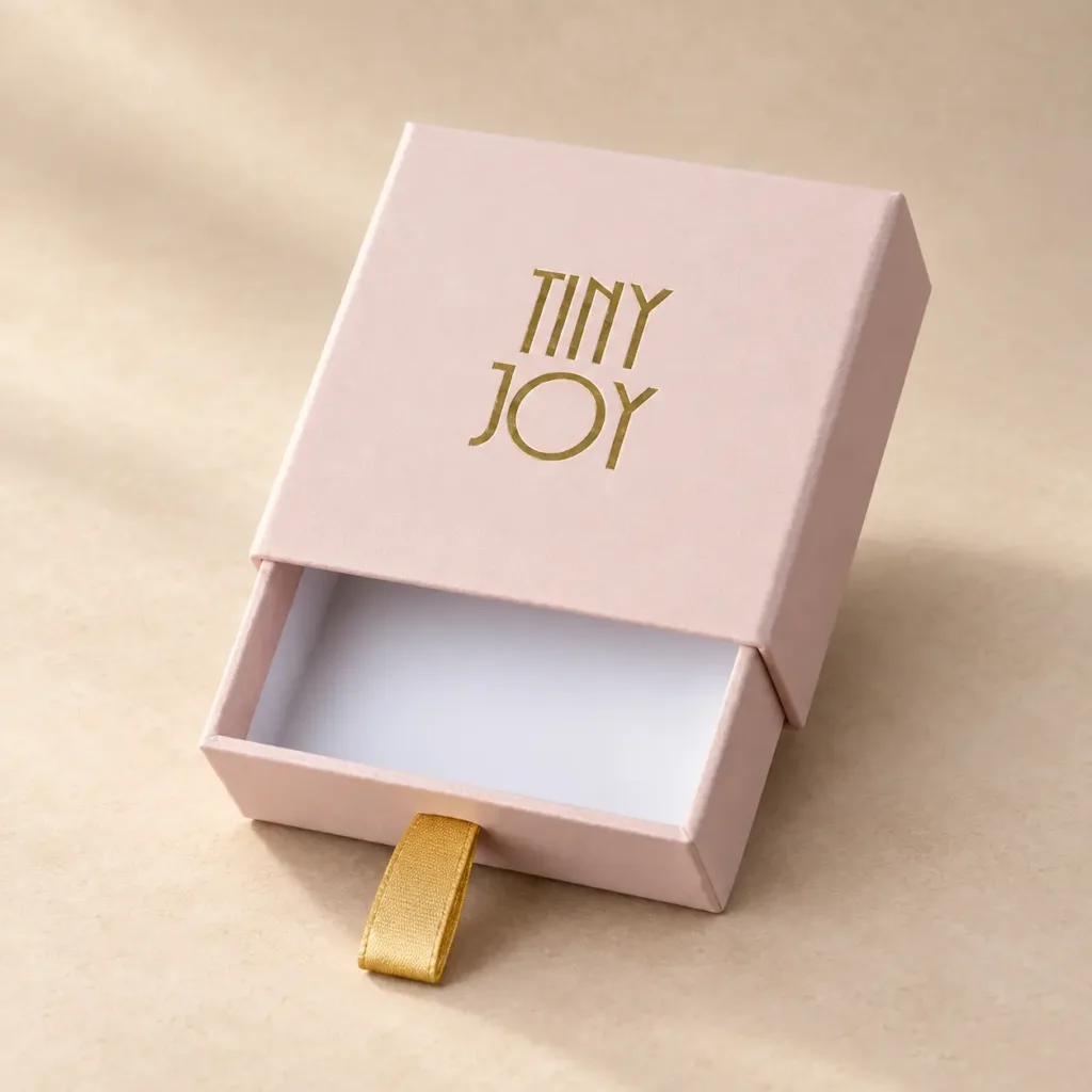 Otwarte różowe pudełko szufladkowe P191 Tiny Joy